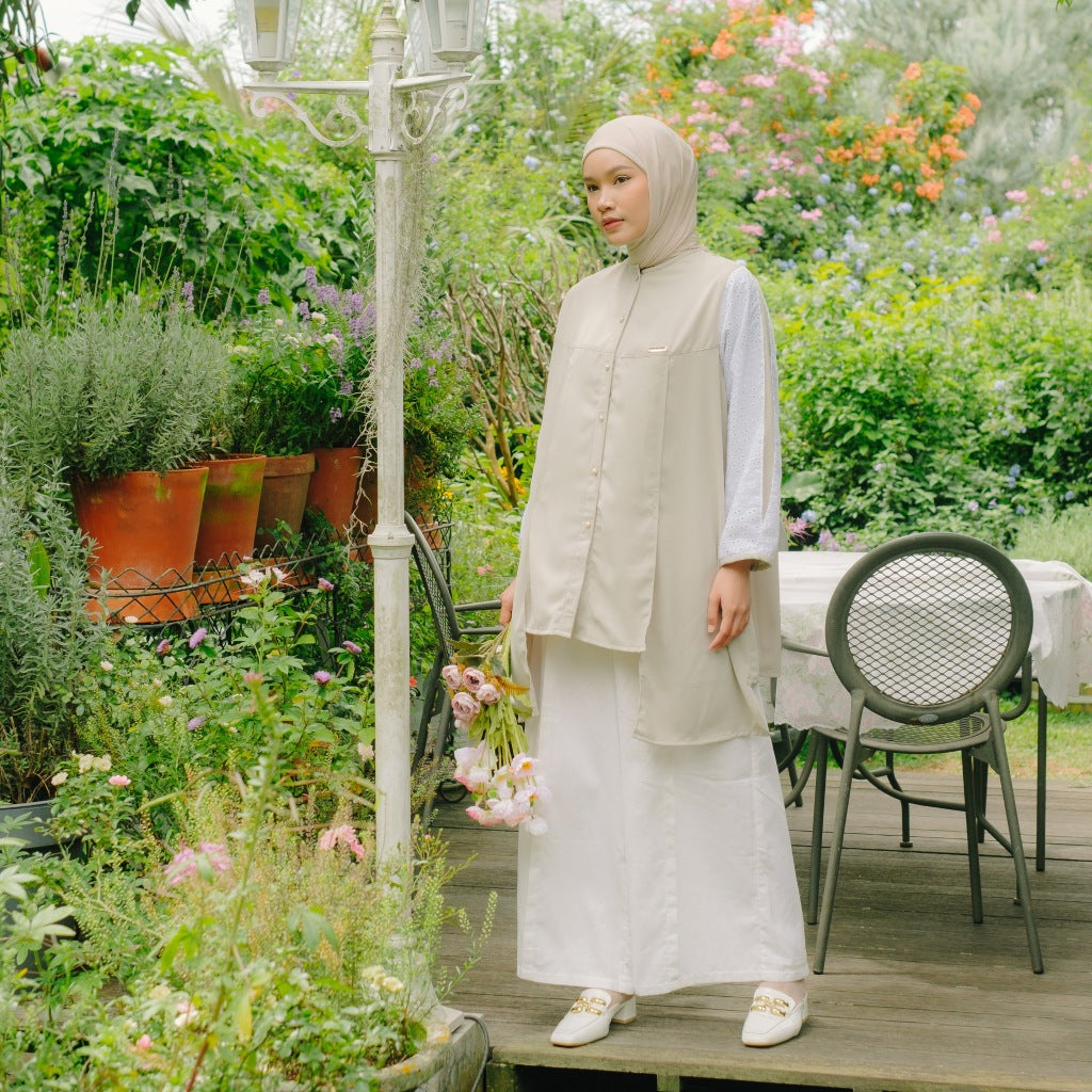 Image of Eclemix Tunic Gyuri | Atasan Wanita Tunic Motif Polos Mix Prada